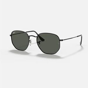 Ray-Ban Hexagonal Flat Lenses Black